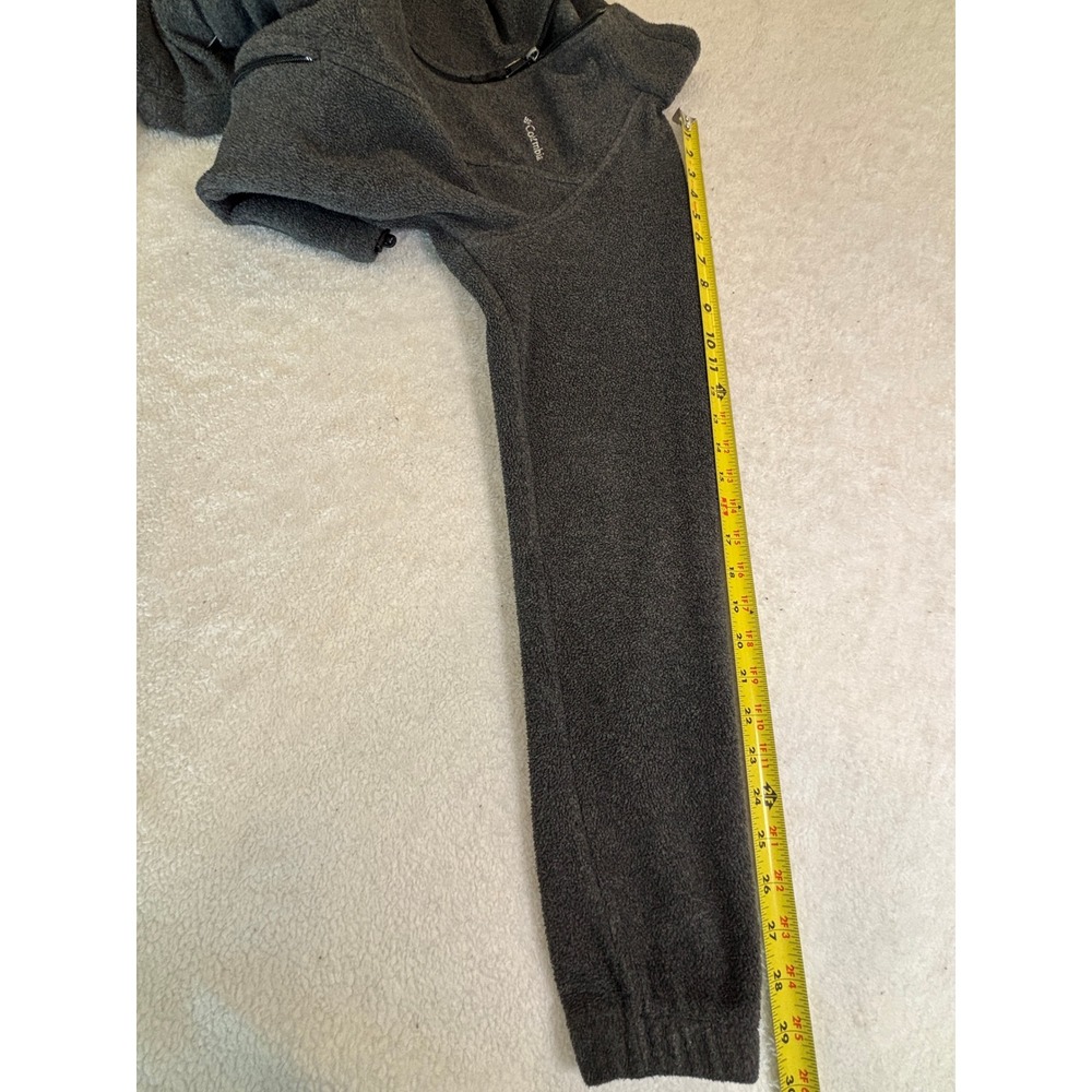 Columbia Womens Benton Springs Full Zip Fleece Jacket Charcoal Gray Size Medium - Picture 5 of 5